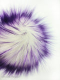 Iced Purple Faux Fur Pom