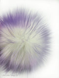 Iced Lilac Faux Fur Pom