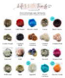 10 DIY Faux Fur Pom Fabric Squares