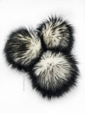 Iced Panda Faux Fur Pom