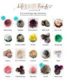 10 DIY Faux Fur Pom Fabric Squares