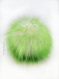 Iced Lime Faux Fur Pom