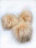 Lace Faux Fur Pom