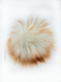 Iced Amber Faux Fur Pom