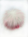 Iced Baby Pink Faux Fur Pom