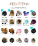 10 DIY Faux Fur Pom Fabric Squares