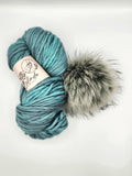 Turquawesome - NSW Super Bulky - Salty Blonde Fiber