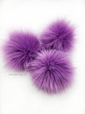 Orchid Faux Fur Pom