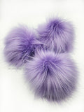 Amethyst Faux Fur Pom