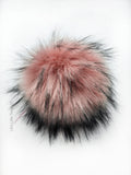 Smokey Rose Faux Fur Pom