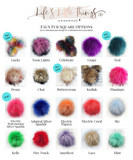 10 DIY Faux Fur Pom Fabric Squares