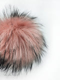 Smokey Rose Faux Fur Pom