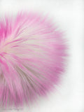 Iced Cherry Blossom Faux Fur Pom