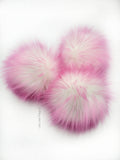 Iced Cherry Blossom Faux Fur Pom
