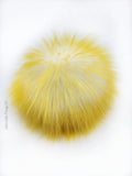 Iced Lemon Faux Fur Pom