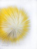 Iced Lemon Faux Fur Pom