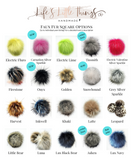 10 DIY Faux Fur Pom Fabric Squares