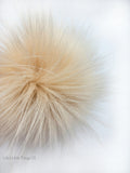 Lace Faux Fur Pom