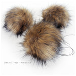 Kodiak Pom *Tan center moving to brown and black tips *Short length fur (approximately 1.5" - 2") *Full and soft feel