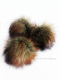 Umber Pom *Tan in center to dark brown or burnt orange at ends (no two poms are alike!) *Long length fur (approximately 2.5") *Luxurious and amazingly soft feel