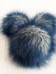 LIMITED Iced Navy Faux Fur Pom