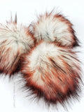 Fire and Ice Faux Fur Pom