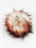 Fire and Ice Faux Fur Pom