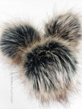 LIMITED-Toasted Mallow Faux Fur Pom