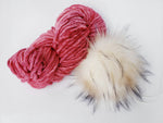 Stay stylish and warm during those chilly, winter days with this CUSTOM 100% Merino Wool Luxury Beanie!  That's right, you get to choose which design you'd like to have HANDMADE with this yarn + pom combination....so start flipping through the pictures to see your options...you have 10 OPTIONS to choose from!
