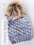 Batik + Onyx Pom - Custom Luxury Beanie