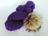 Stay stylish and warm during those chilly, winter days with this CUSTOM 100% Merino Wool Luxury Beanie!  That's right, you get to choose which design you'd like to have HANDMADE with this yarn + pom combination....so start flipping through the pictures to see your options...you have 10 OPTIONS to choose from!