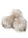 A fun, modern touch to your knitwear.  Make a STATEMENT with a faux fur poof.  Each pom is handmade with high quality faux fur (vegan). Price is for 1 Pearl Faux Fur Pom Pom