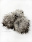 A fun, modern touch to your knitwear.  Make a STATEMENT with a faux fur poof.  Each pom is handmade with high quality faux fur (vegan). Price is for 1 Moonstone Faux Fur Pom Pom