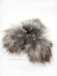 A fun, modern touch to your knitwear.  Make a STATEMENT with a faux fur poof.  Each pom is handmade with high quality faux fur (vegan). Price is for 1 Moonlight Faux Fur Pom Pom
