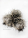 A fun, modern touch to your knitwear.  Make a STATEMENT with a faux fur poof.  Each pom is handmade with high quality faux fur (vegan). Price is for 1 Teddy Faux Fur Pom Pom