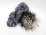 Take the guessing game out of yarn and pom matching from your device.  Bundles have a coordinating pom and yarn already picked out for you.  You are now ready to knit or crochet up a beanie!  No more trying to match yarns and poms!  