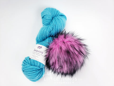 Take the guessing game out of yarn and pom matching from your device.  Bundles have a coordinating pom and yarn already picked out for you.