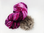 Take the guessing game out of yarn and pom matching from your device.  Bundles have a coordinating pom and yarn already picked out for you.  You are now ready to knit or crochet up a beanie!  No more trying to match yarns and poms!  