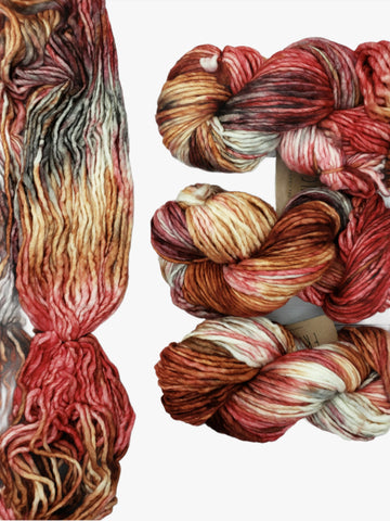  Super-soft, super-warm, super-quick: Franca makes luscious knits in superwash merino with a beautiful, watercolor-inspired palette.