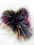 A fun, modern touch to your knitwear.  Make a STATEMENT with a faux fur poof.  Each pom is handmade with high quality faux fur (vegan). Price is for 1 Pop Rocks Faux Fur Pom Pom