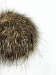 Chestnut Faux Fur Pom *New Lot*