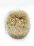 Antiqued Faux Fur Pom