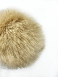 Antiqued Faux Fur Pom