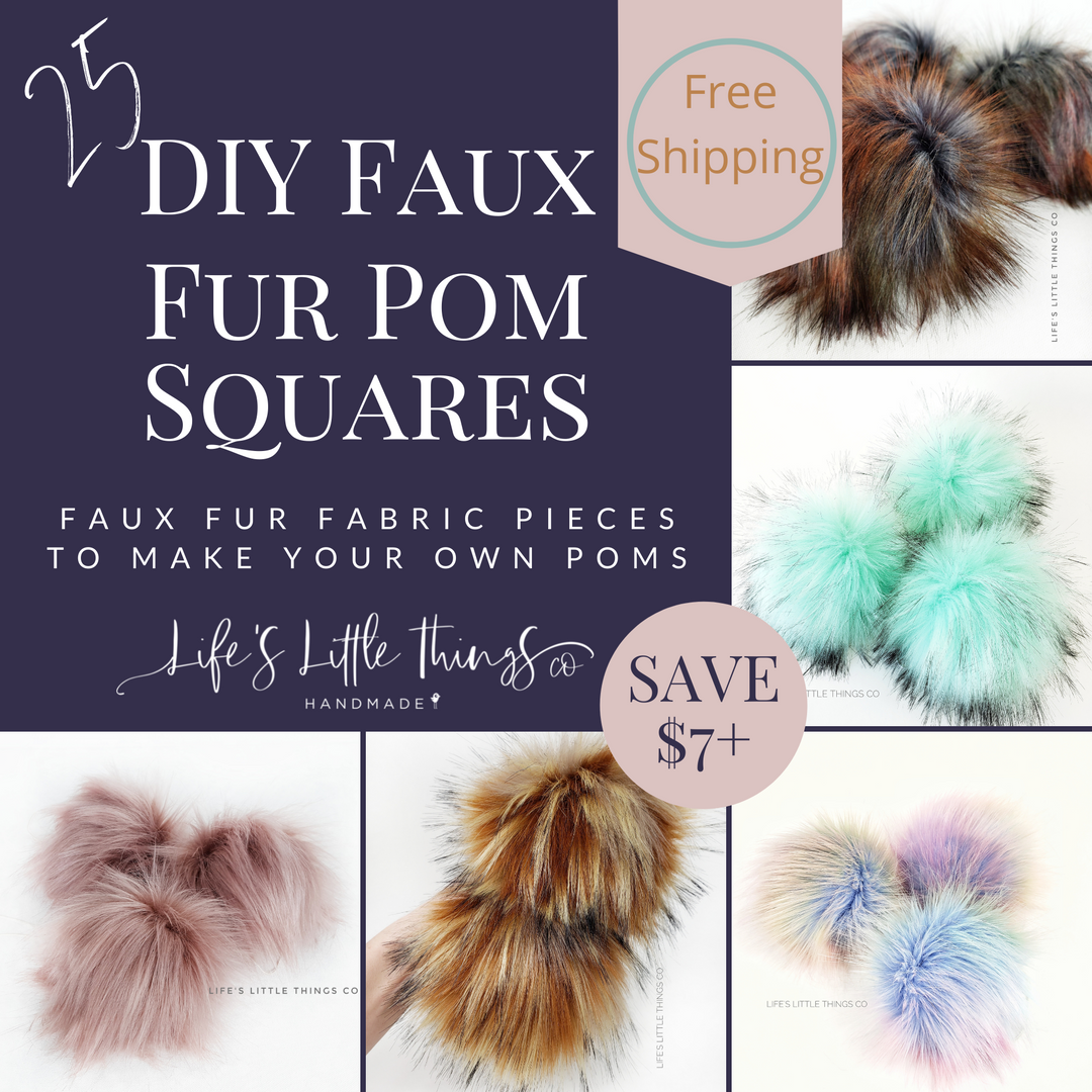 BULK ORDER 30 Poms- Faux Fur Pom Pom/Tan/Brown/Beige/Silver/Large/Fluffy/Vegan/Cruelty Free/Fake Fur Pom offers Pom